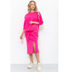 Костюм жіночий повсякденний, колір рожевий, 115R0518