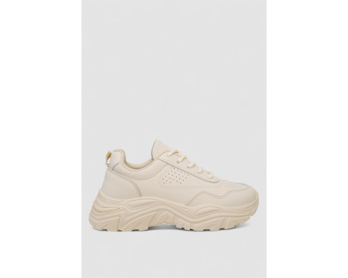 Кроссовки женские, цвет бежевый, 248RA70