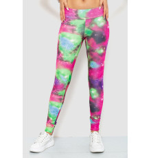 Лосины, цвет розово-салатовый, 172R3109-2 Лосины, цвет розово-салатовый, 172R3109-2