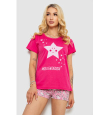 Піжама жіноча, колір малиновий, 243R50713