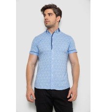 Рубашка мужская с коротким рукавом, цвет сиреневый, 214R3071 Рубашка мужская с коротким рукавом, цвет сиреневый, 214R3071