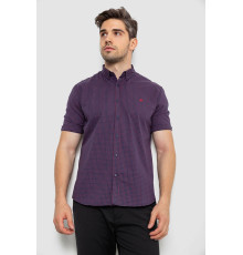 Рубашка мужская в клетку, цвет сине-красный, 214R4564-5