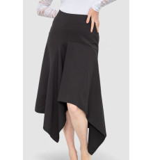 Юбка однотонная, цвет черный, 244R270