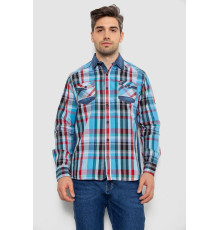 Сорочка чоловіча з довгим рукавом 214R755, колір Блакитний Сорочка чоловіча з довгим рукавом 214R755, колір Блакитний