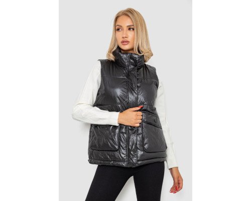 Жилет жіночий, колір чорний, 244R533-1