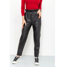 Лосини жіночі шкірозамінник, колір чорний, 164R669