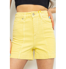 Джинсовые шорты, цвет желтый, 214R245 Джинсовые шорты, цвет желтый, 214R245