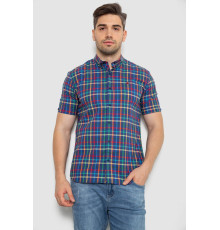 Рубашка мужская в клетку, цвет разноцвет , 214R831