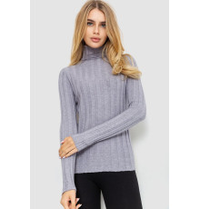 Гольф женский однотонный, цвет светло-серый, 204R056 Гольф женский однотонный, цвет светло-серый, 204R056