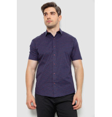 Сорочка чоловіча з принтом, колір синій, 214R7339