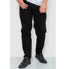 Джинсы мужские однотонные, цвет черный, 244R8570-1