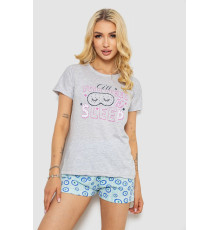 Піжама жіноча, колір сірий, 243R50715