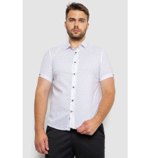 Сорочка чоловіча з принтом, колір білий, 214R6917-4