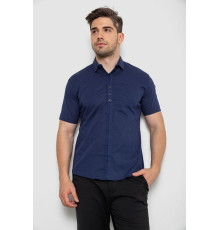 Сорочка чоловіча з принтом, колір синій, 214R7014
