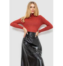 Гольф жіночий однотонний, колір темно-кораловий, 204R040