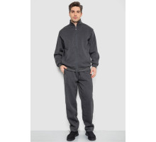 Спортивный костюм мужской на флисе, цвет темно-серый, 244R981-LH