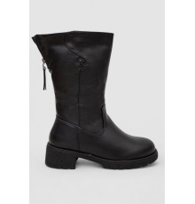 Сапоги женские зимние на молнии, цвет черный, 243RY206 Сапоги женские зимние на молнии, цвет черный, 243RY206