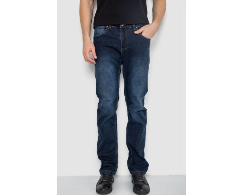 Джинсы мужские, цвет темно-синий, 244R2280