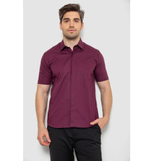 Рубашка мужская однотонная, цвет сливовый, 214R6917-3