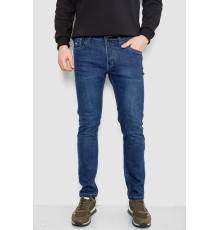 Джинси чоловічі демісезонні, колір синій, 243R8110 Джинси чоловічі демісезонні, колір синій, 243R8110
