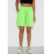 Шорты женские однотонные, цвет салатовый, 238R57820 Шорты женские однотонные, цвет салатовый, 238R57820