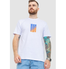 Футболка мужская батал, цвет белый, 208R018