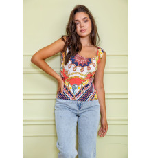 Майка женская, цвет разноцветный, 167R237