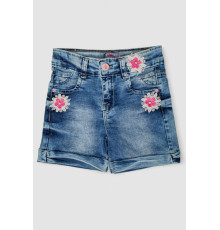 Шорти джинсові для дівчинки, колір синій, 247R10001 Шорти джинсові для дівчинки, колір синій, 247R10001