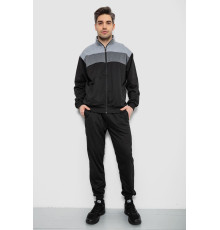 Спортивний костюм чоловічий, колір чорно-сірий, 244R9160 Спортивний костюм чоловічий, колір чорно-сірий, 244R9160