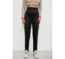 Лосини однотонні на флісі, колір чорний, 238R58412