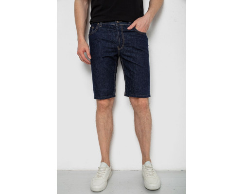 Шорти чоловічі джинсові, колір темно-синій, 238R2023