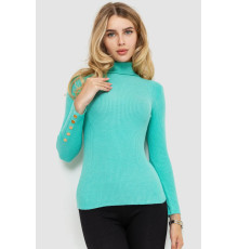 Гольф жіночий в рубчик, колір м'ятний, 204R036