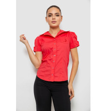 Сорочка жіноча однотонна, колір темно-кораловий, 230R070