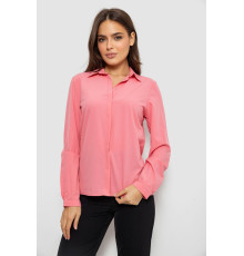 Сорочка жіноча однотонна, колір рожевий, 230R100-5