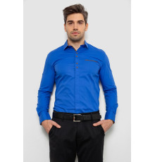 Рубашка мужская, цвет электрик, 214R7002 Рубашка мужская, цвет электрик, 214R7002