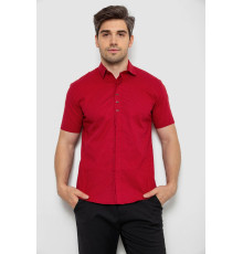 Сорочка чоловіча з принтом, колір бордовий, 214R7014