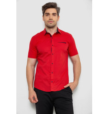 Рубашка мужская с принтом, цвет красный, 214R7140 Рубашка мужская с принтом, цвет красный, 214R7140