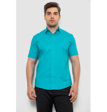 Рубашка мужская, цвет бирюзовый, 214R7327