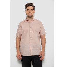 Рубашка мужская однотонная, цвет бежевый, 214R7327-2