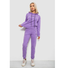 Спортивний костюм жіночий двонитка, колір бузковий, 214R1419-002