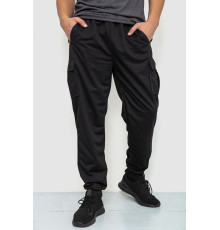 Спортивные штаны мужские, цвет черный, 244R41266