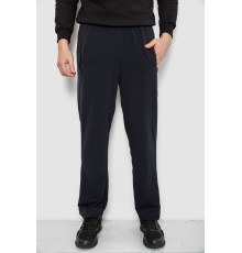 Спортивные штаны мужские однотонные, цвет темно-синий, 244R41277