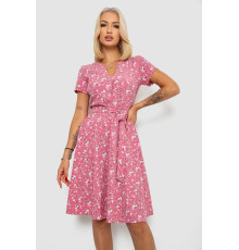 Сукня софт з принтом, колір темно-пудровий, 230R0032