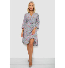 Сукня софт з принтом, колір джинс, 230R0032-5