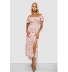 Сукня софт з принтом, колір рожевий, 230R010