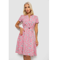 Сукня софт з принтом, колір рожевий, 230R1016