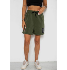 Шорти жіночі з принтом, колір хакі, 238R131 Шорти жіночі з принтом, колір хакі, 238R131