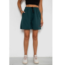 Шорты женские с принтом, цвет темно-зеленый, 238R132