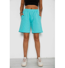 Шорты женские однотонные, цвет голубой, 238R57820
