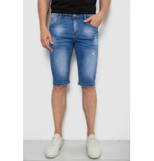 Шорты мужские джинсовые, цвет синий, 244RLS22-0215X
